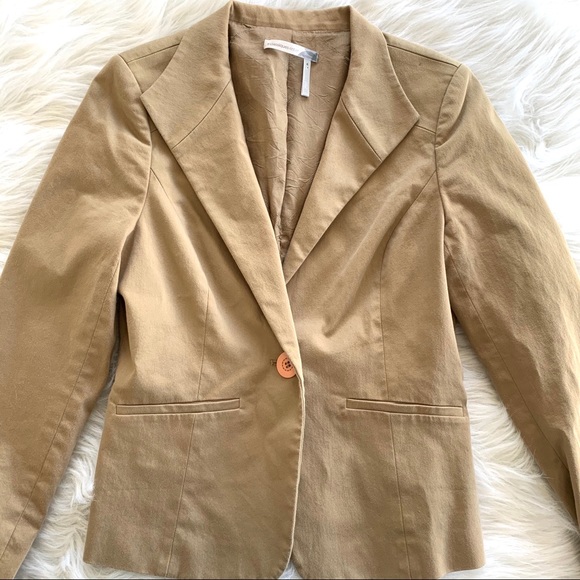 Classiques Entier Tan Single Button Blazer - Picture 4 of 6
